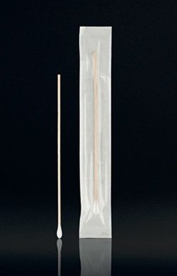 Wattestäbchen 150 mm, Holz-Stab, steril