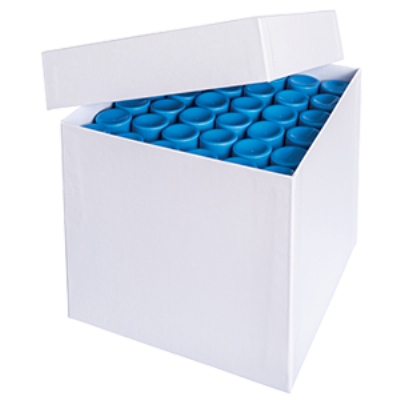 Kryo-Box aus Karton für Zentrifugenröhrchen