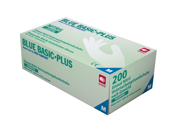 BLUE BASIC Plus, Nitrilhandschuhe, 200 Stück