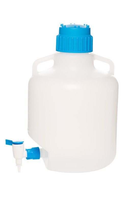 Ballonflaschen mit Ablasshahn, LDPE/PP